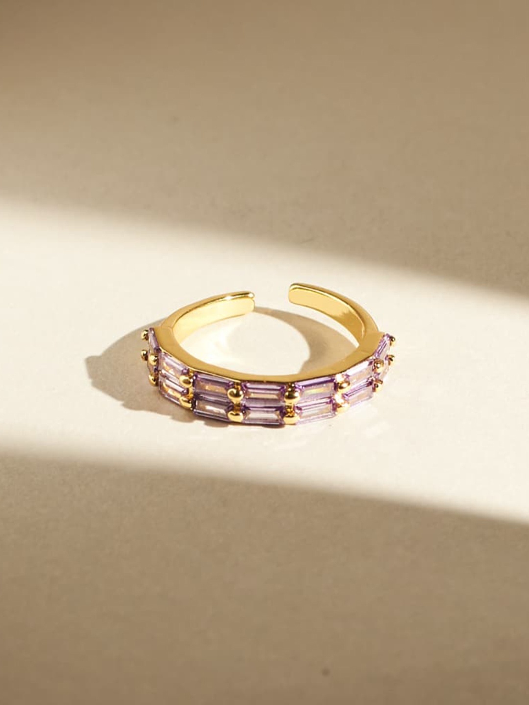 

SALTY Gold-Plated Spellbound Charm Adjustable Finger Ring