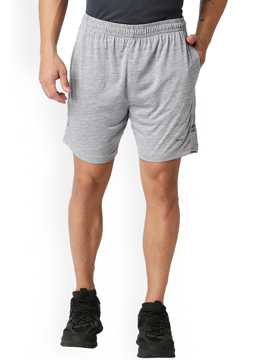 

Black Panther Men Acti Fit Sports Shorts, Grey