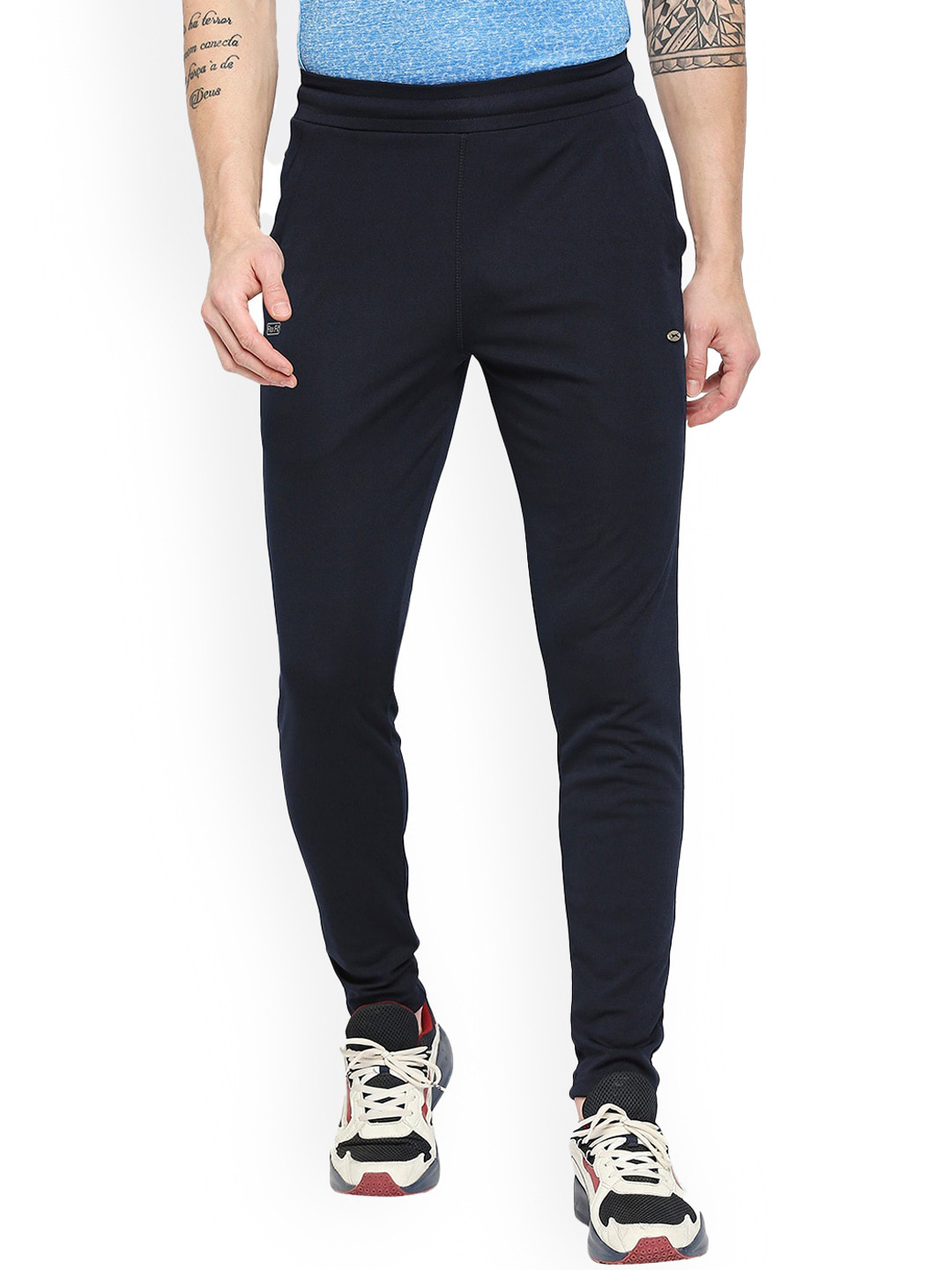 

Black Panther Men Mid-Rise Track Pants, Navy blue