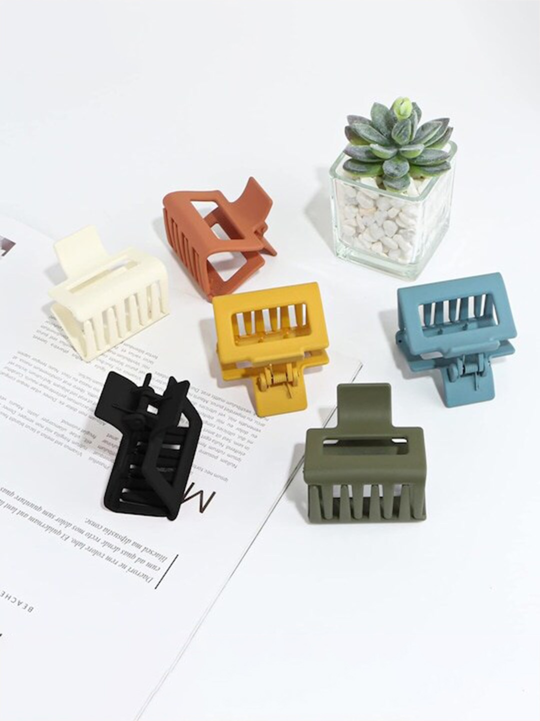 

Xivir Set of 6 Claw Clip, Yellow