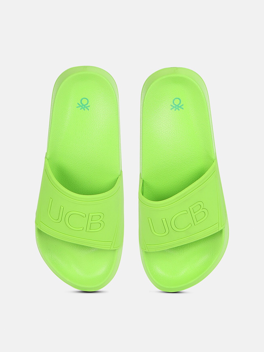 

United Colors of Benetton Women Sliders, Green