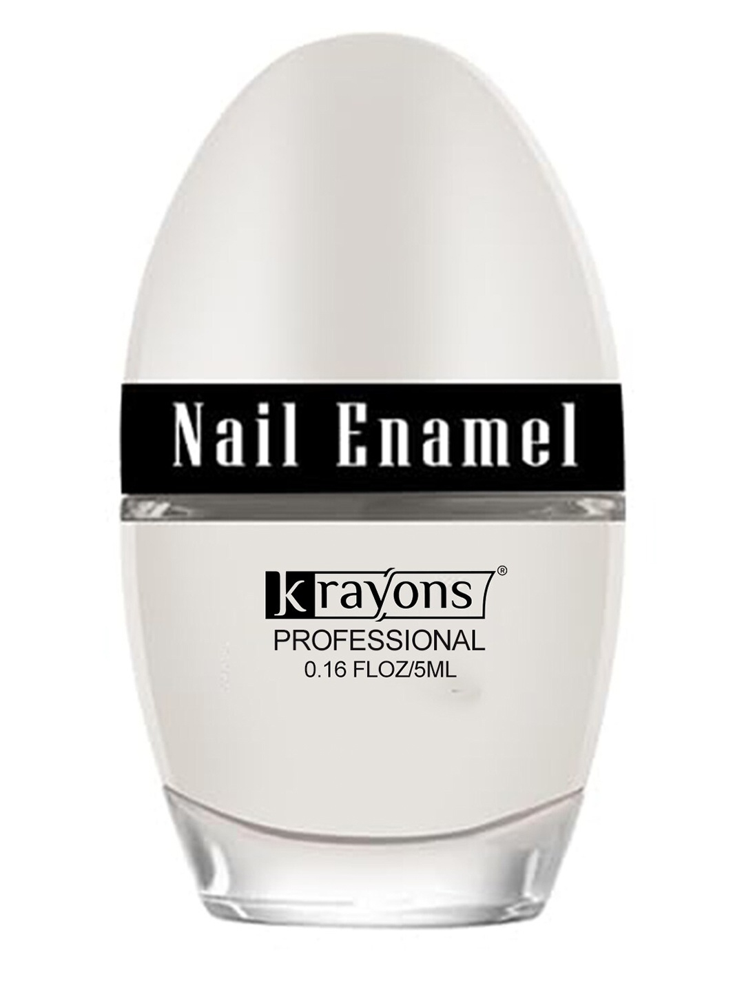 

krayons Professional High Shine Quick Dry Glossy Nail Paint 5ml - White Snow 47