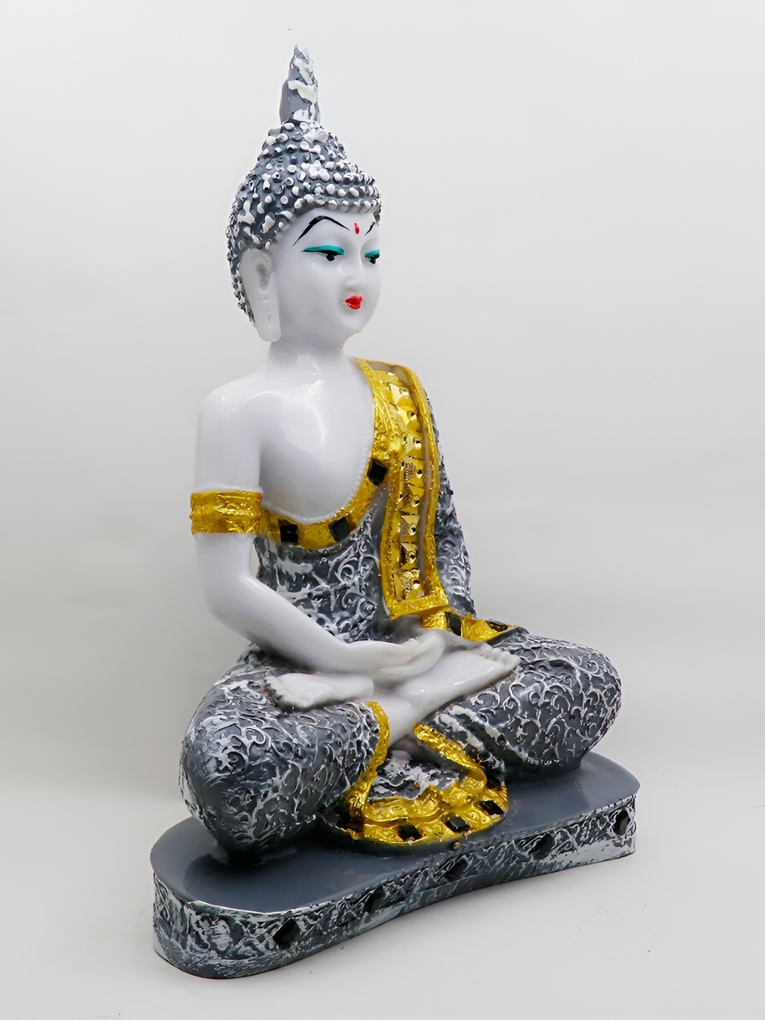 

GW CREATIONS Grey Marble Figurine Showpiece