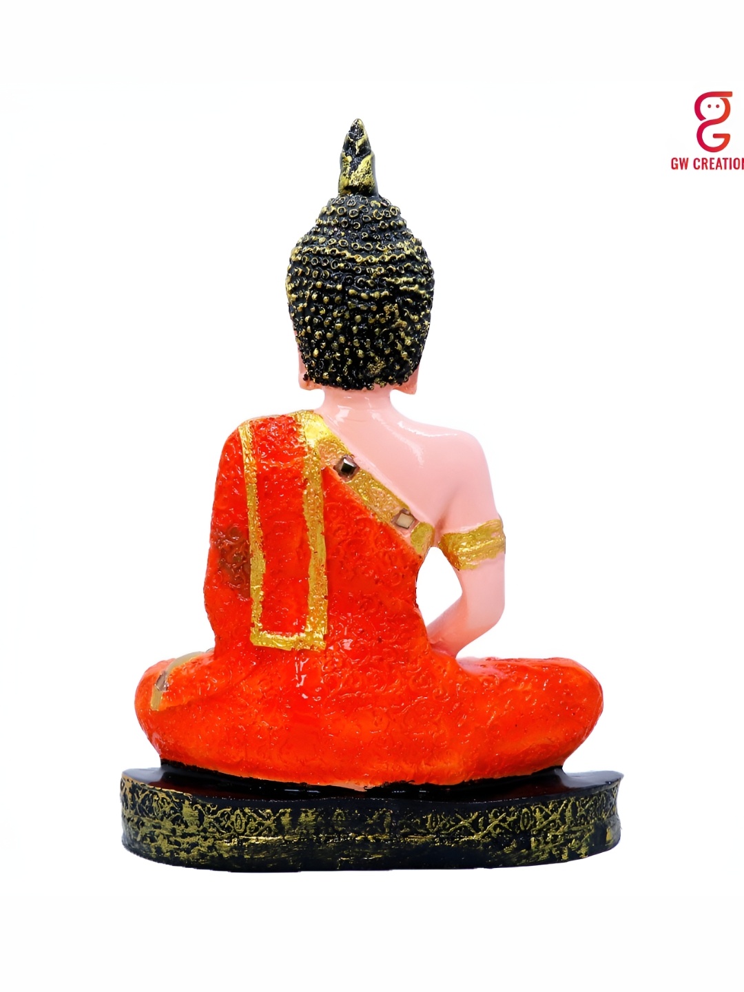 

GW CREATIONS Orange Figurine Showpiece