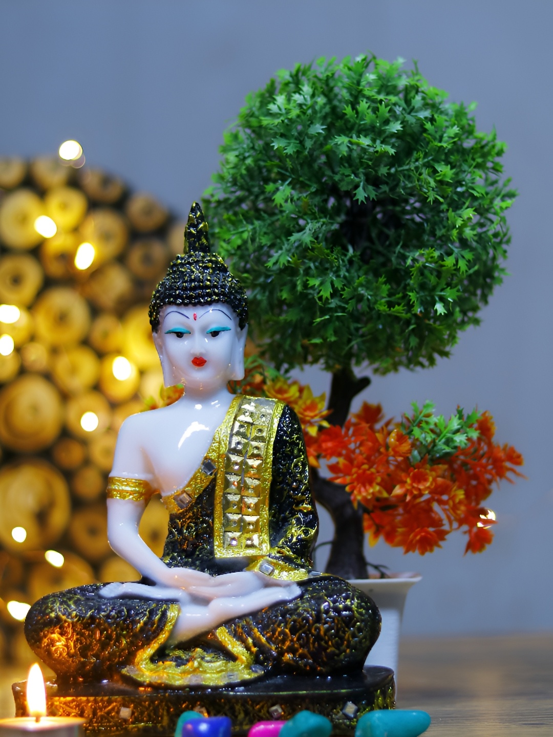 

GW CREATIONS Black & White Idol Showpiece