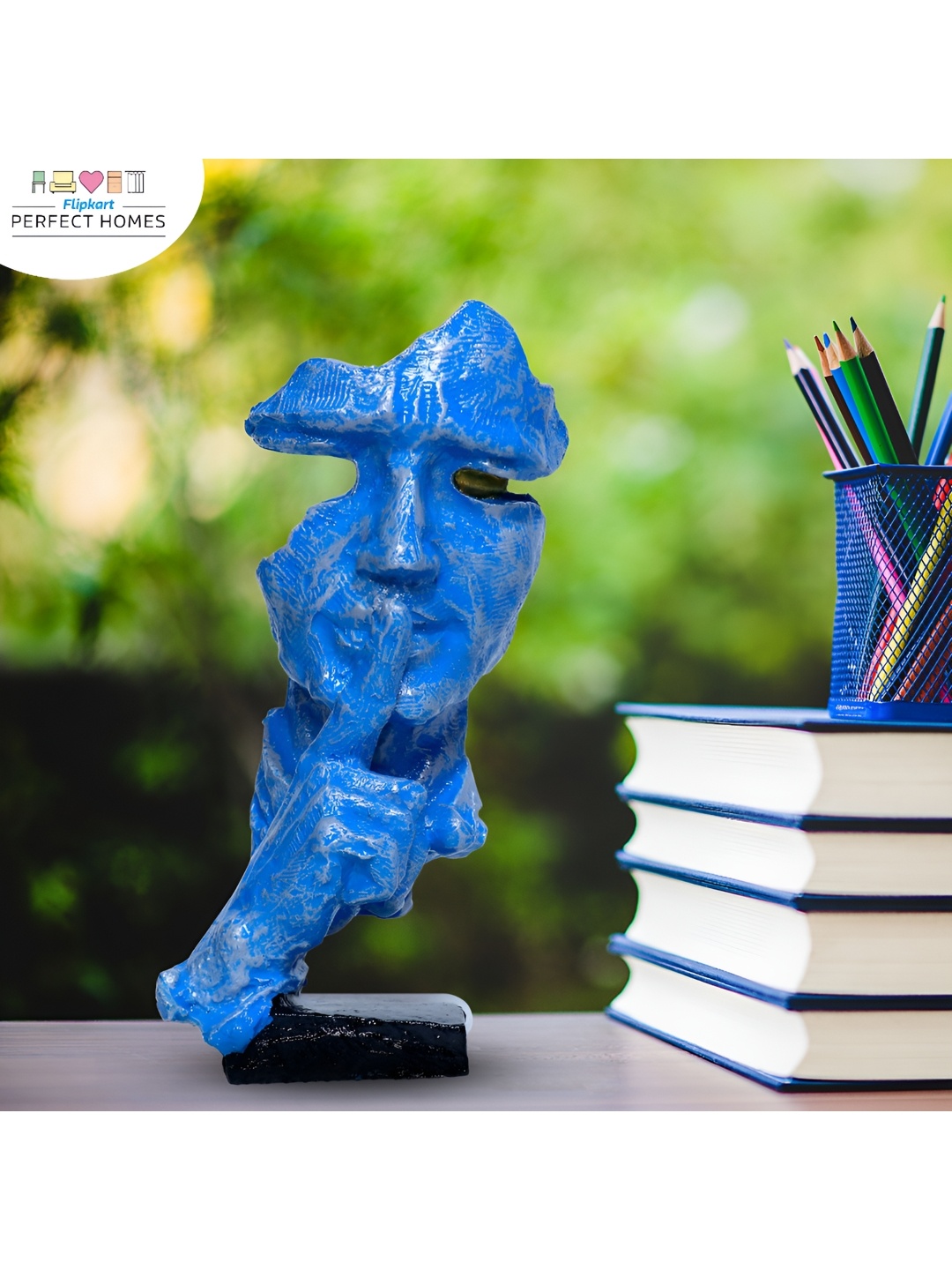 

GW CREATIONS Blue Figurine Showpiece