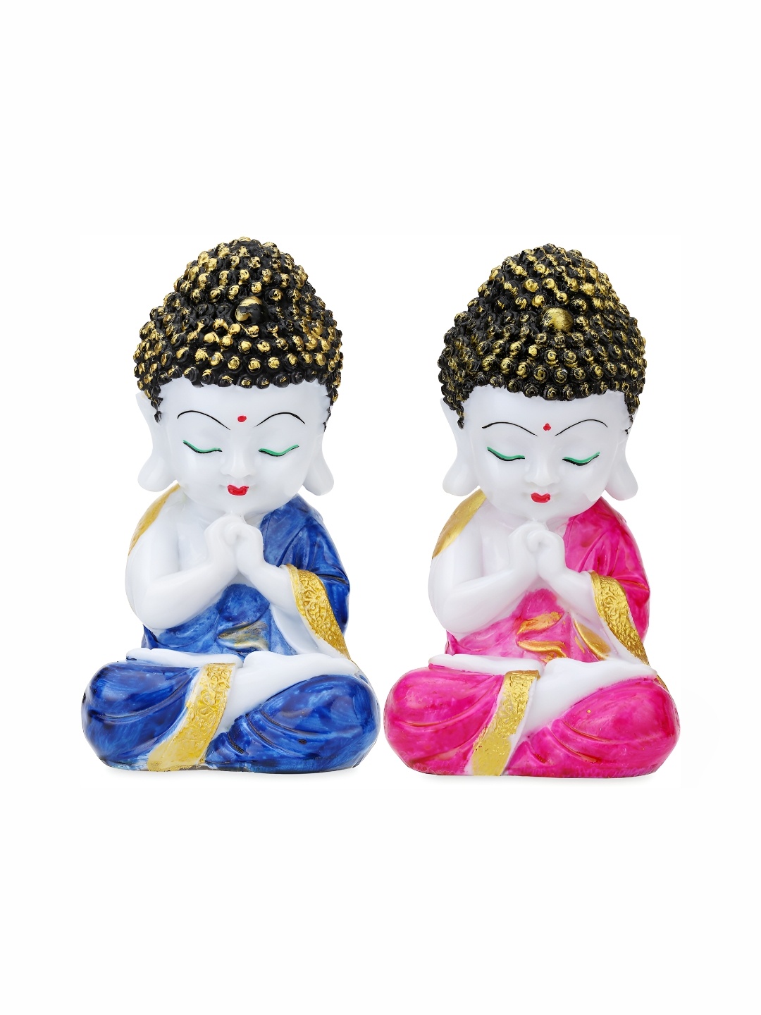 

GW CREATIONS Blue 2 Pieces Figurine Showpiece
