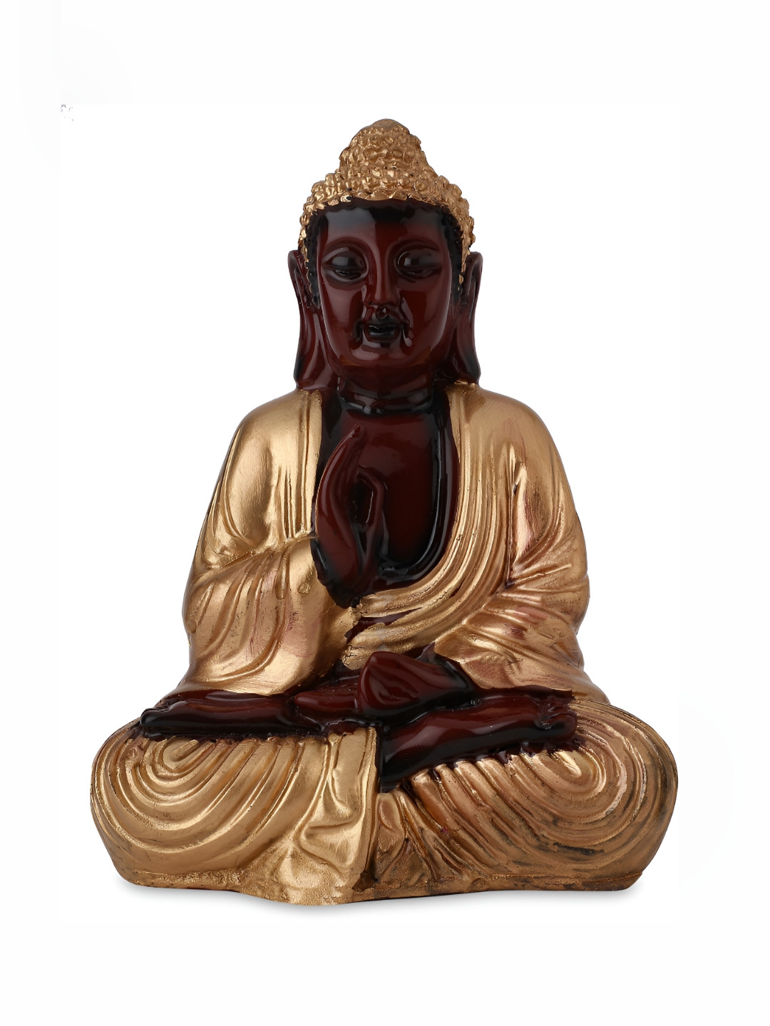 

GW CREATIONS Gold-Toned Buddha Figurine Showpiece