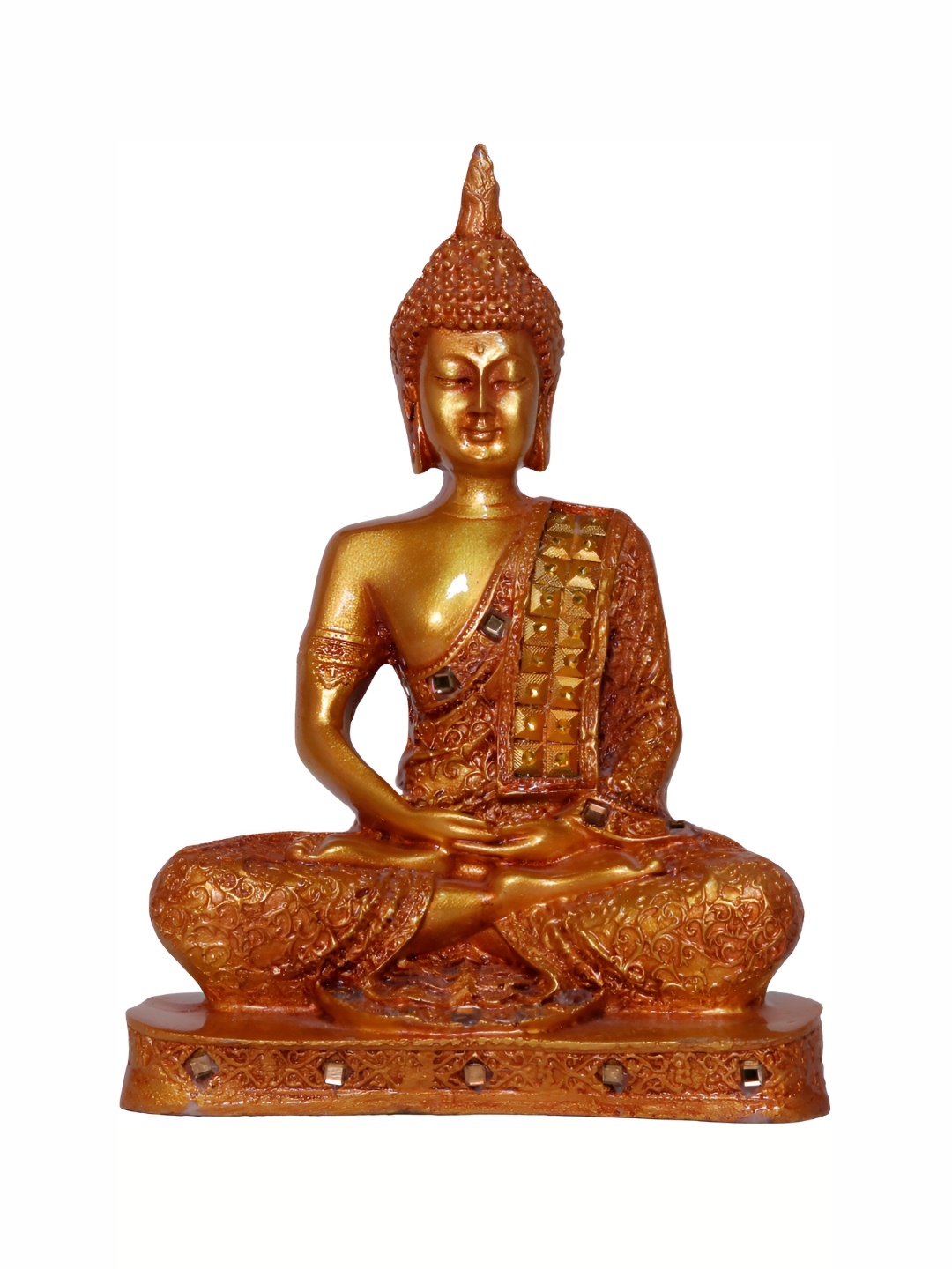 

GW CREATIONS Gold-Toned Marble Figurine Showpiece