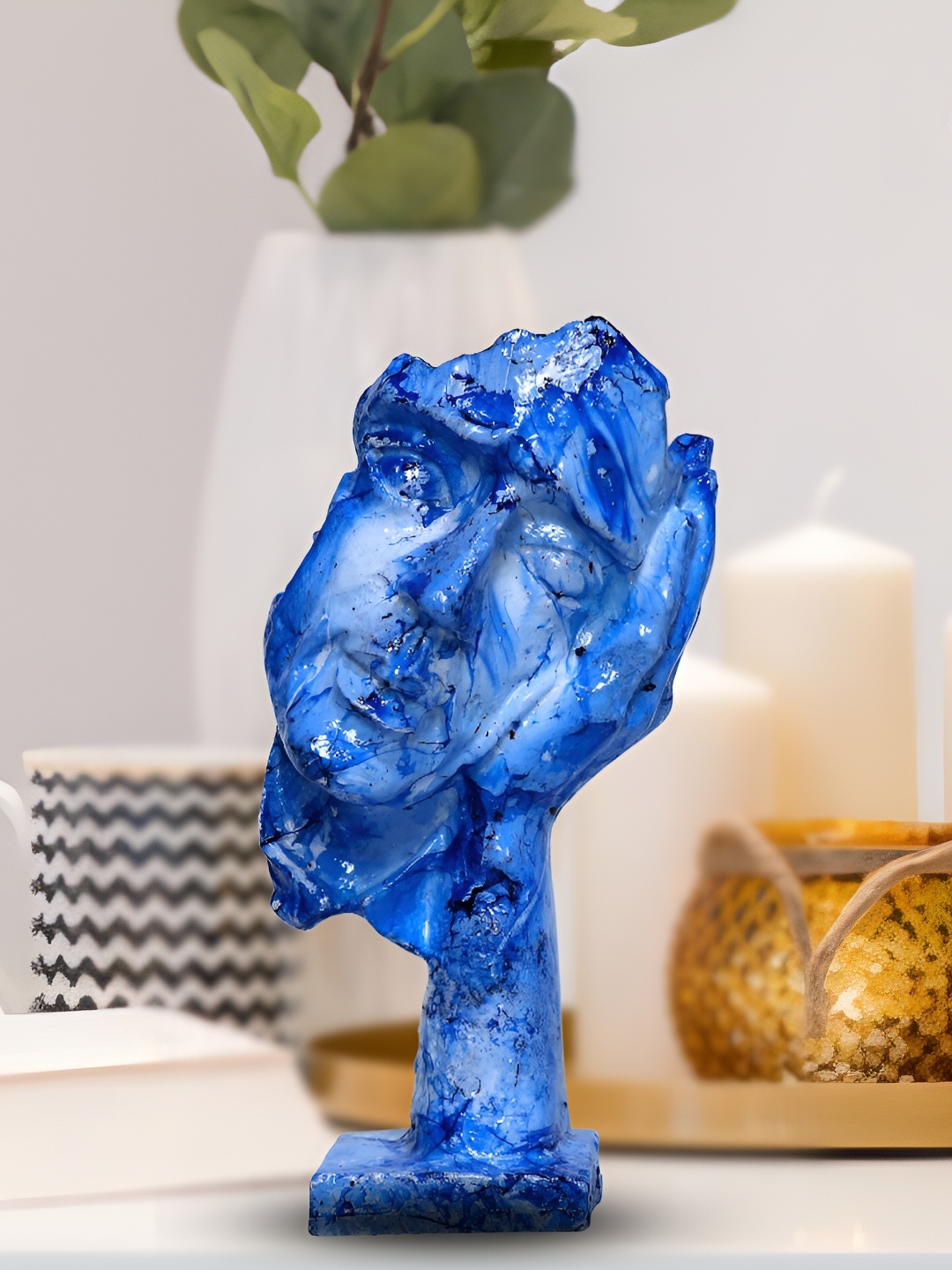 

GW CREATIONS Blue Figurine Showpiece