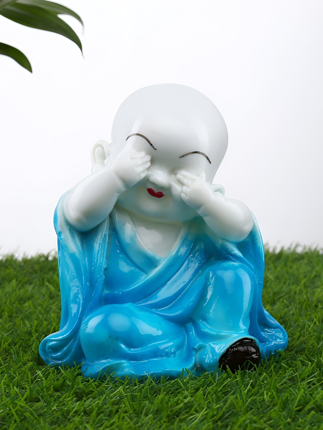 

GW CREATIONS Sky Blue Marble Fengshui Figurine Showpiece