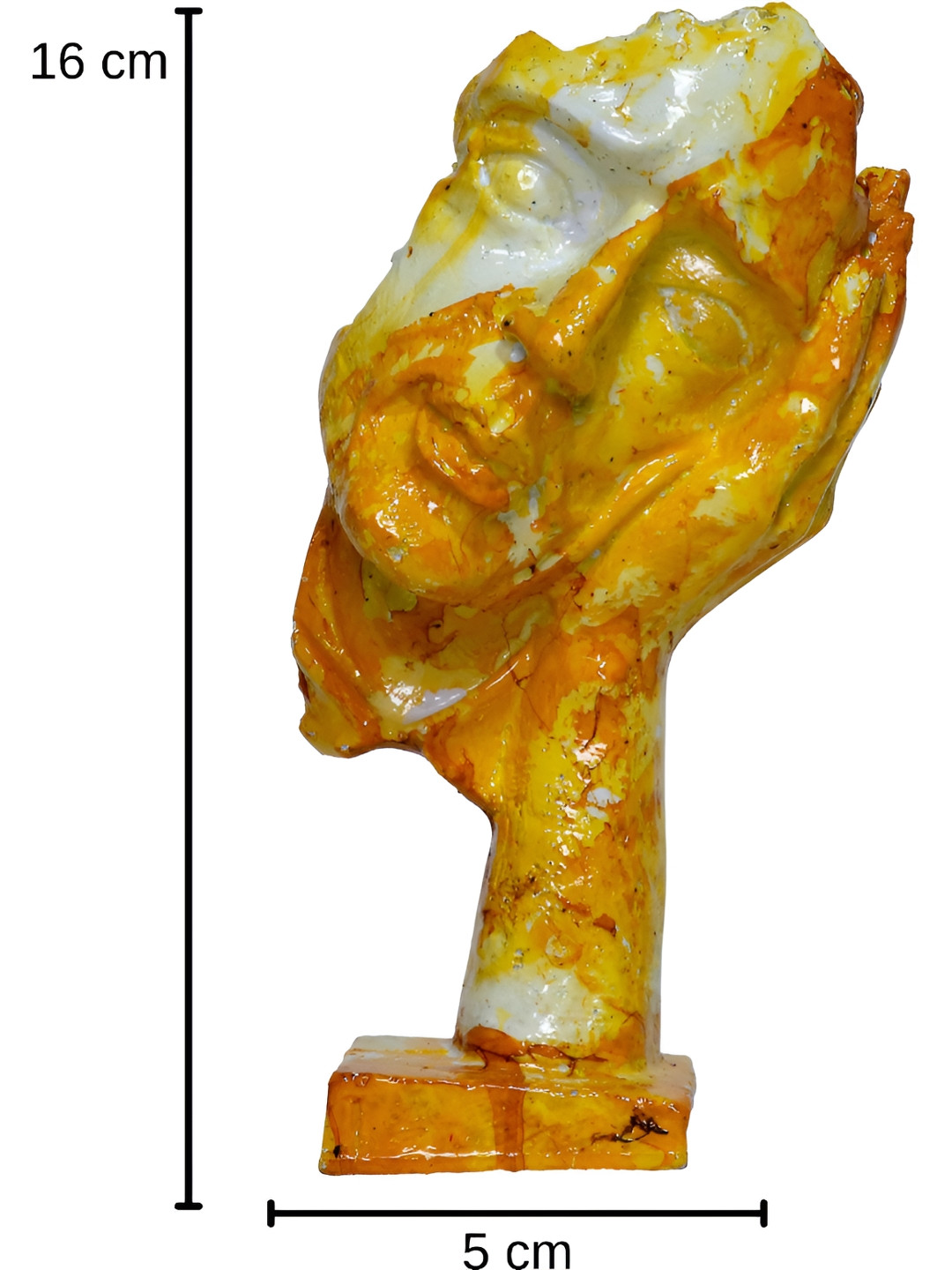 

GW CREATIONS Yellow Fengshui Figurine Showpiece
