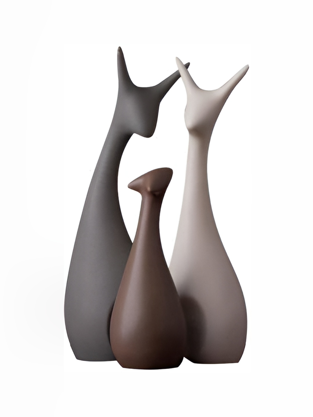 

GW CREATIONS Grey Polyresin Figurine Showpiece, Multi
