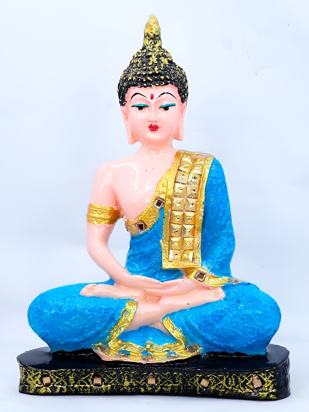 

GW CREATIONS Blue Marble Figurine Showpiece