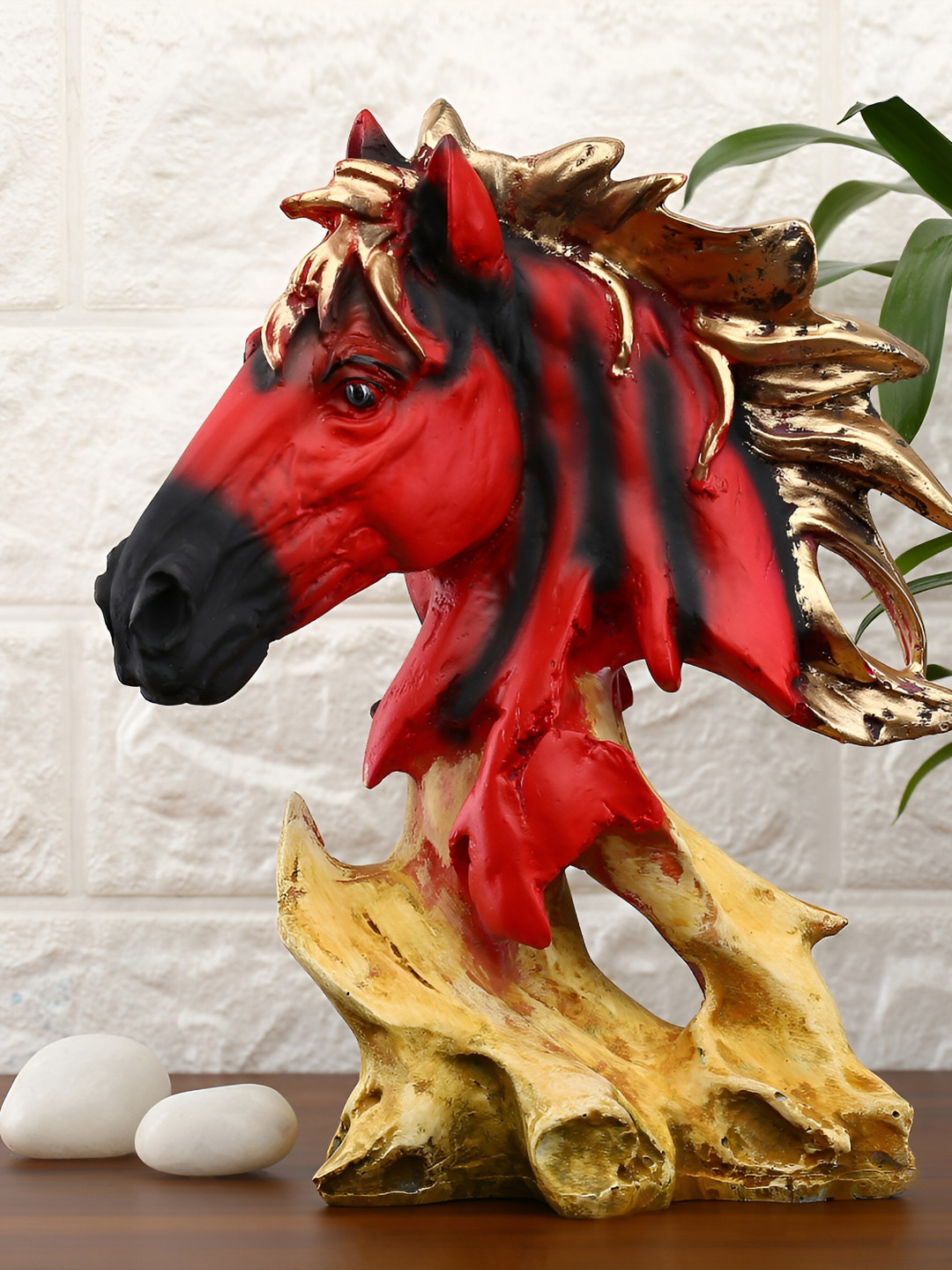 

GW CREATIONS Red Polyresin Figurine Showpiece