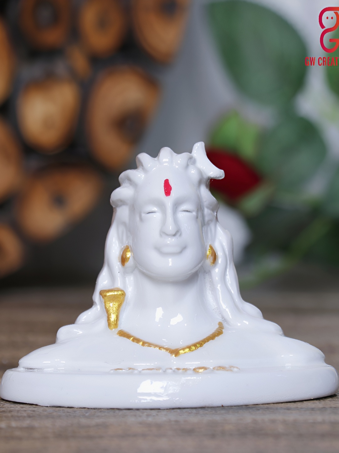 

GW CREATIONS White Religious Idol Showpiece