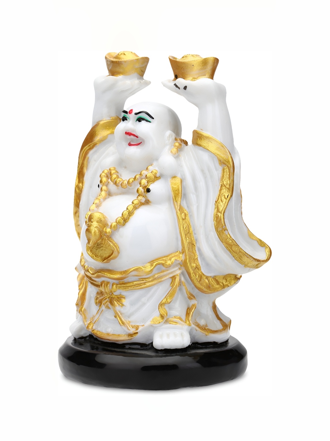 

GW CREATIONS White & Gold Toned Idol Showpiece