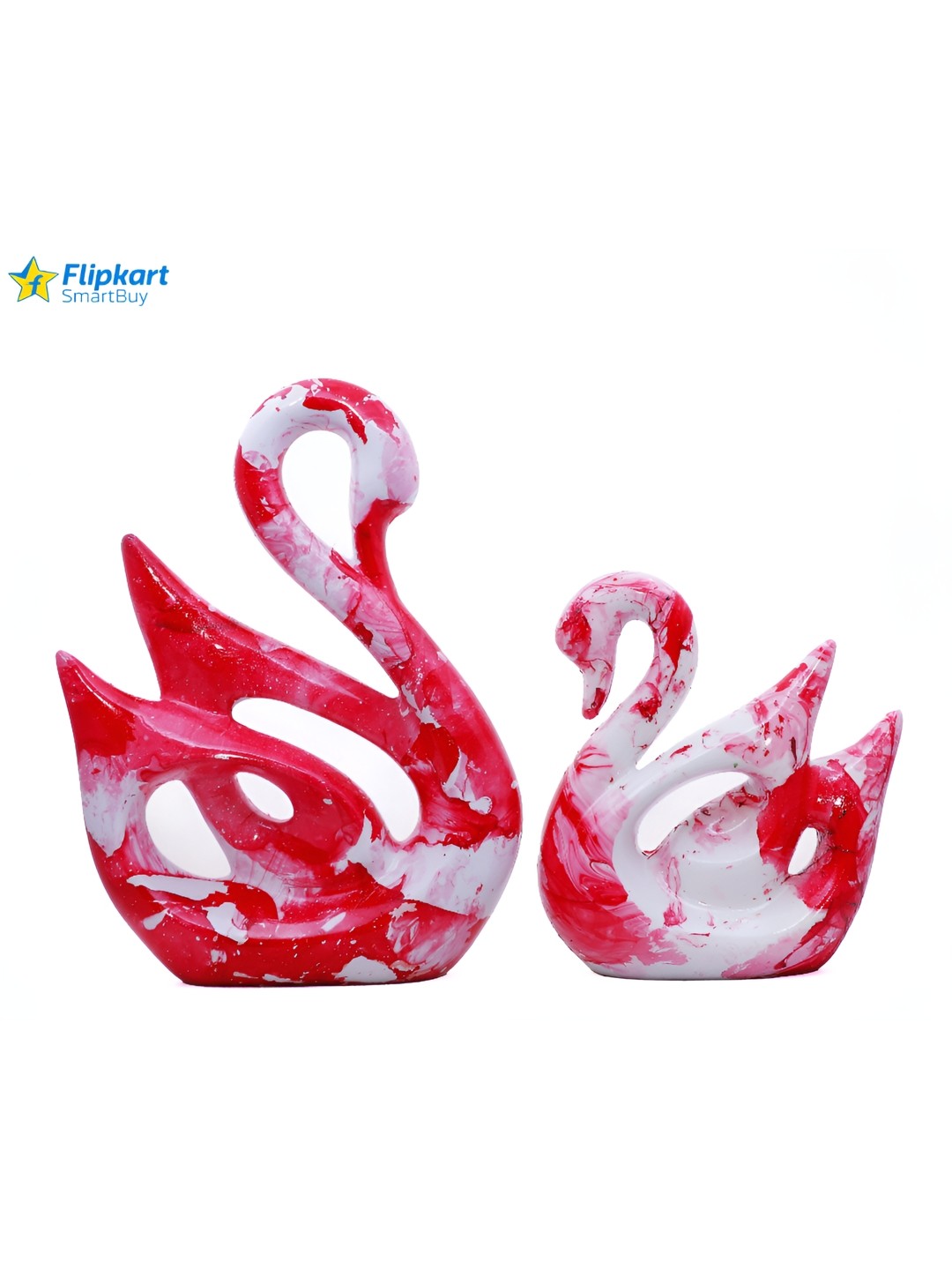 

GW CREATIONS Red Tiny Birds and Animals Figurine Showpiece