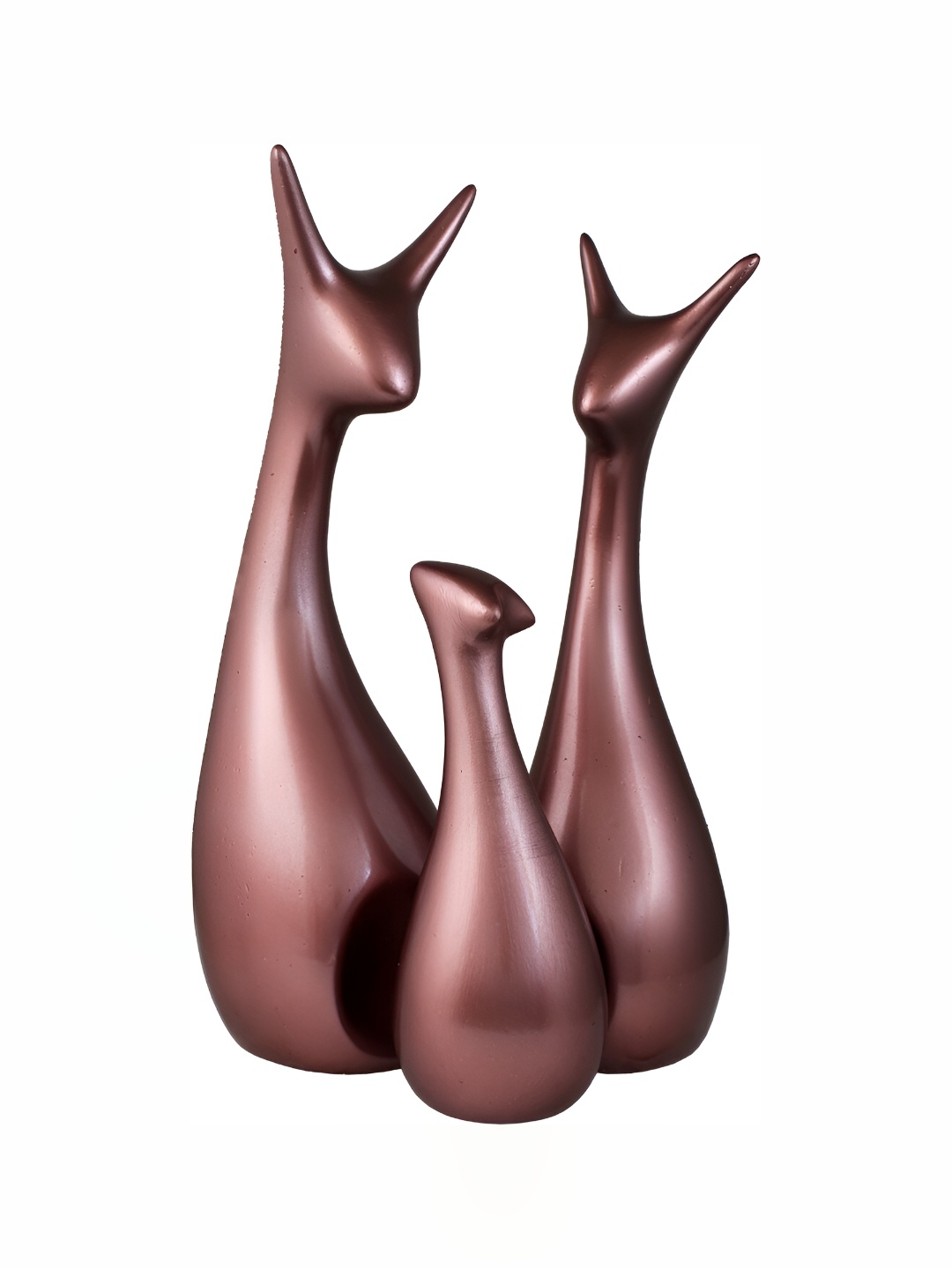 

GW CREATIONS Red 3 Pieces Figurine Showpiece