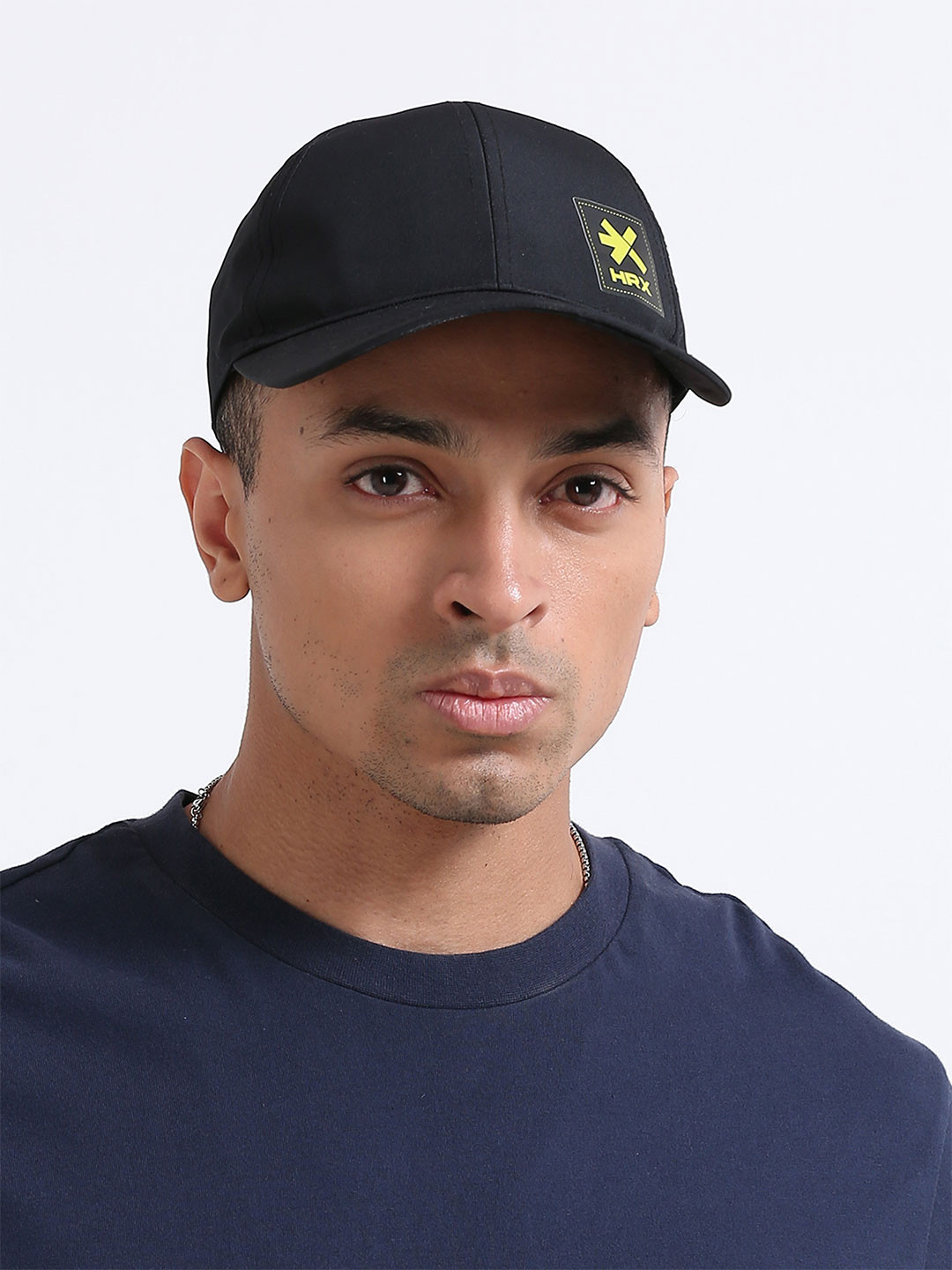 

HRX by Hrithik Roshan Unisex Black Printed Cotton Baseball Cap