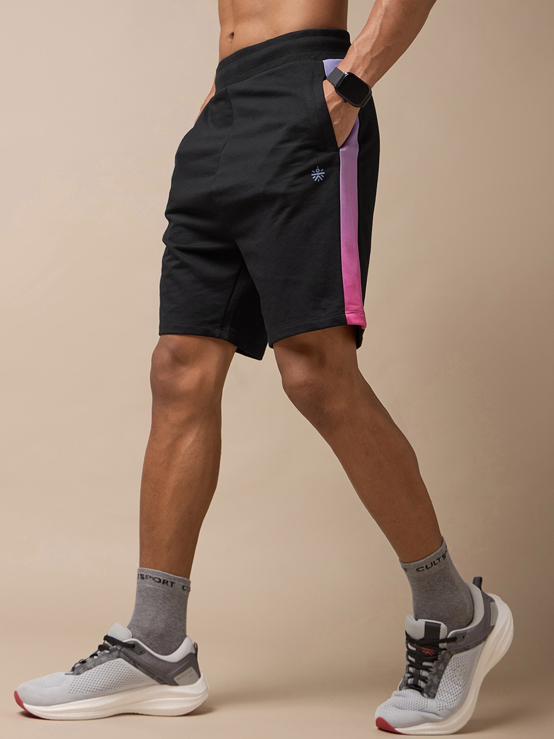 

CULT Men HIIT Training Sports Shorts, Black