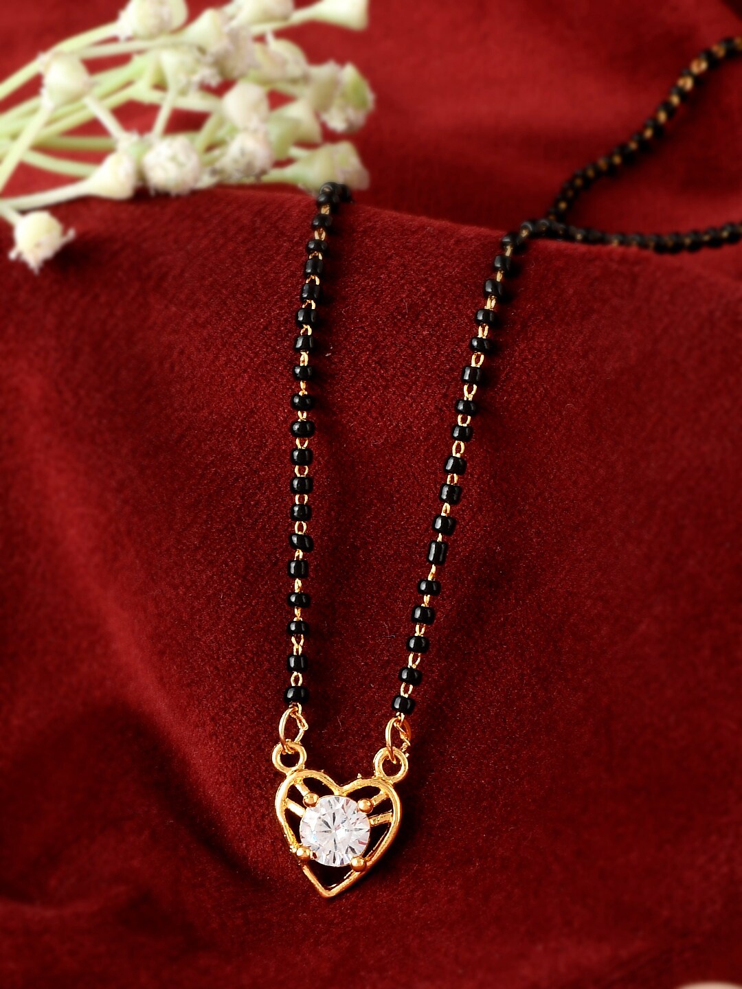 

Silvermerc Designs Gold-Plated Mangalsutra