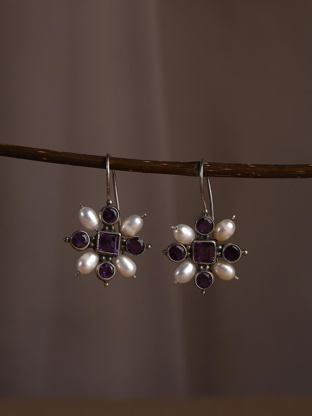 

Fabindia Silver Contemporary Drop Earrings