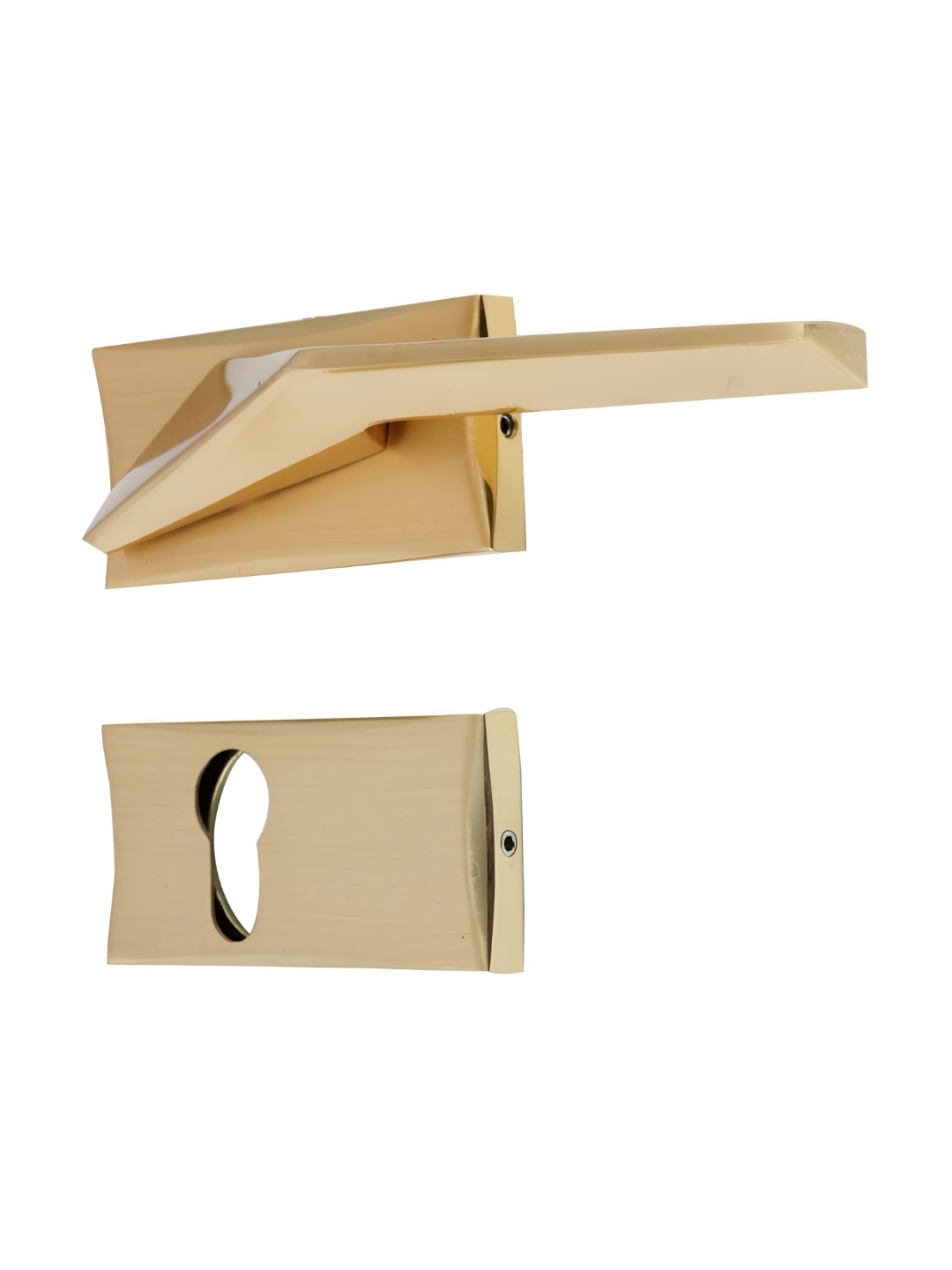 

Indianshelf Beige Mortise Door Lock Handle Set