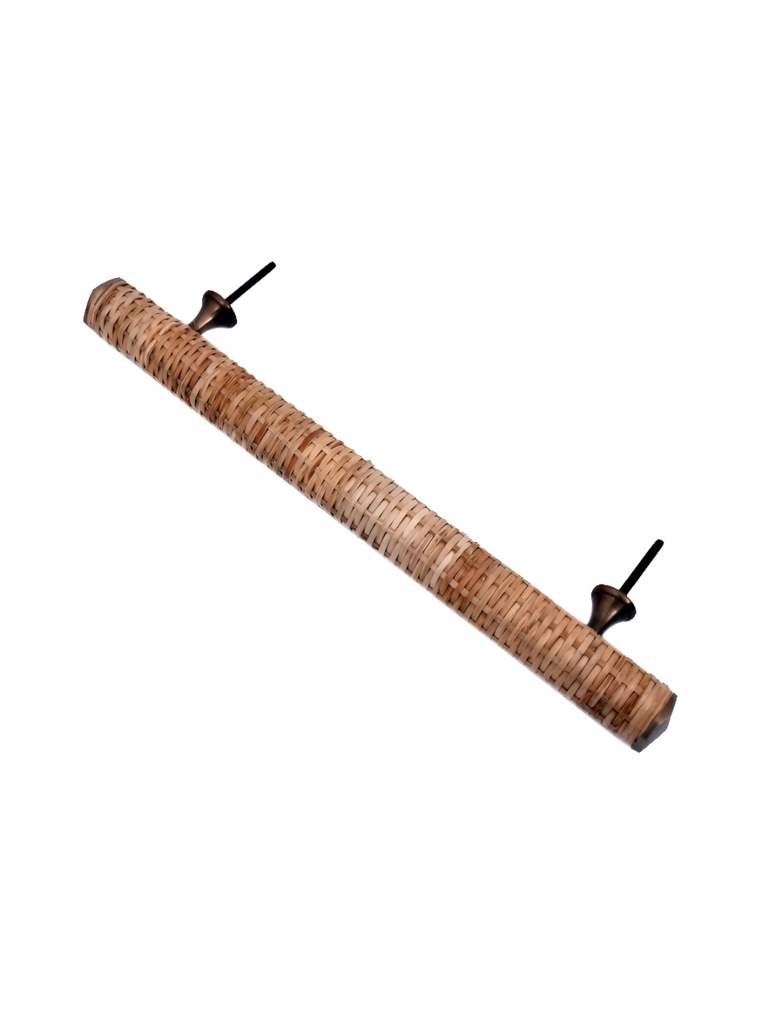 

Indianshelf Brown Textured Rattan Door Handle