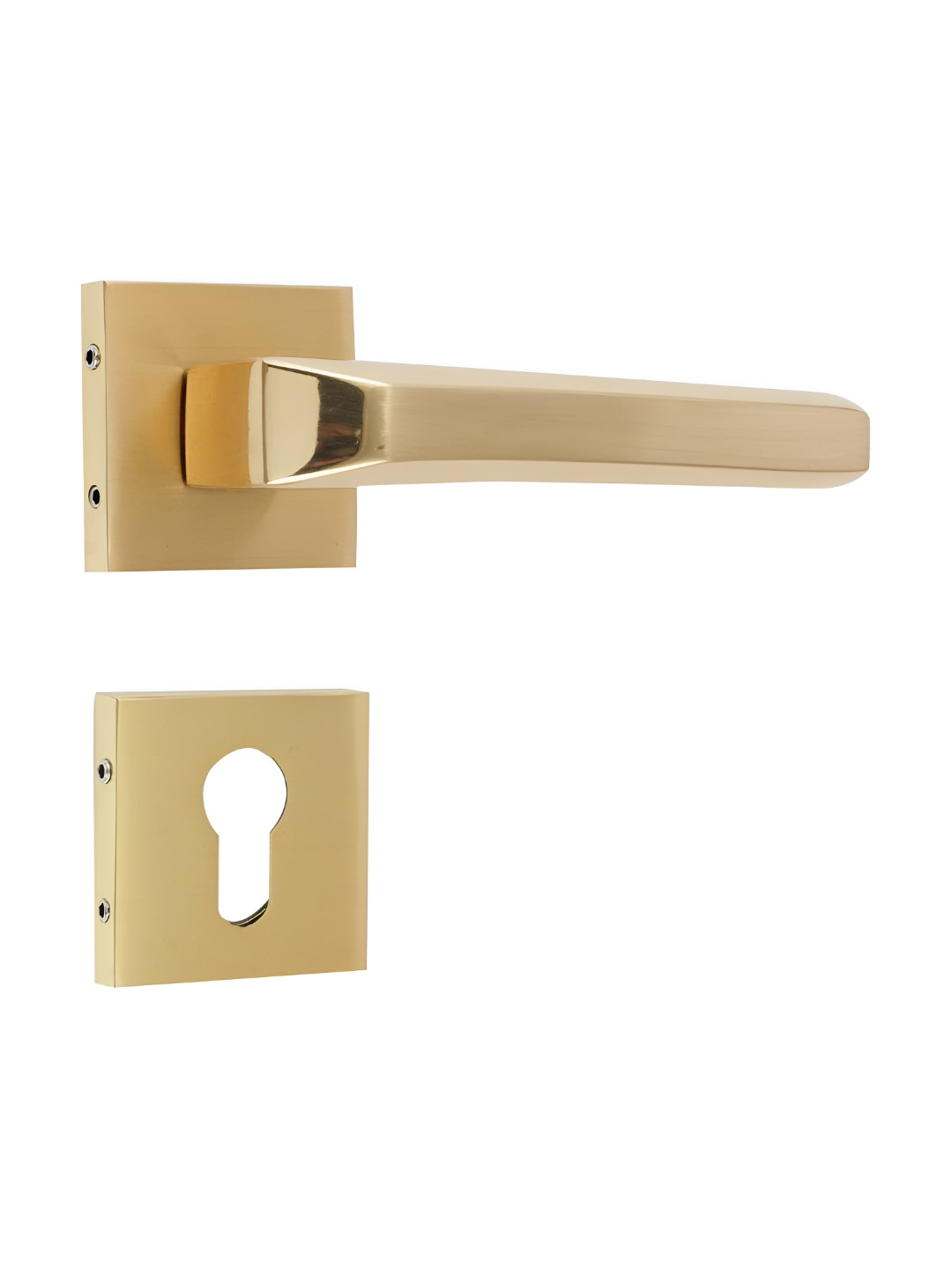

Indianshelf Beige Mortise Door Lock Handle Set