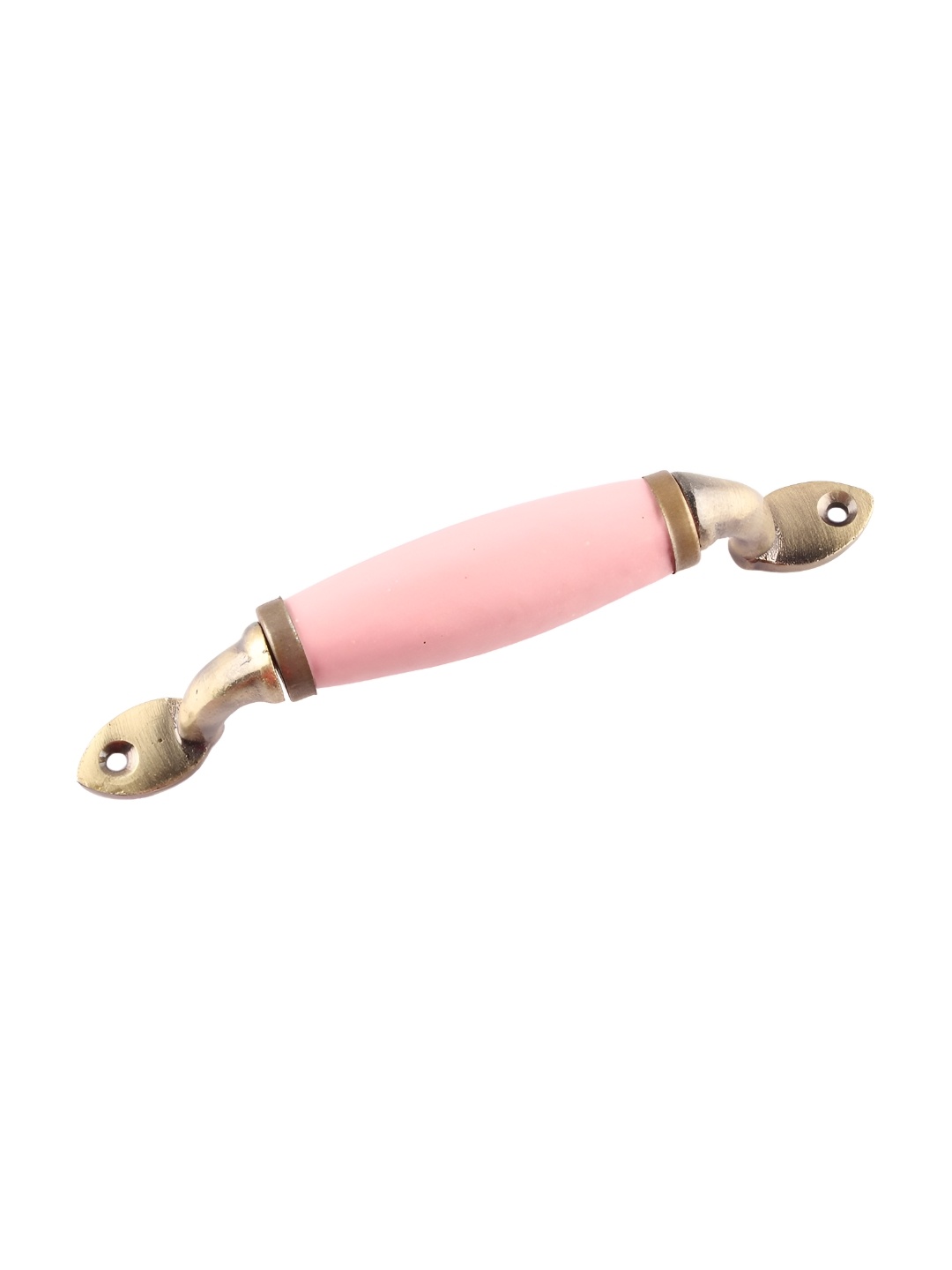 

Indianshelf Pink Cylinder Shape Ceramic Door Handle