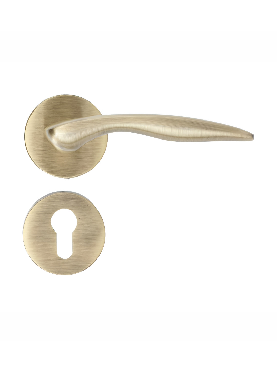 

Indianshelf Beige 2 Pieces Mortise Door Lock Handle Set