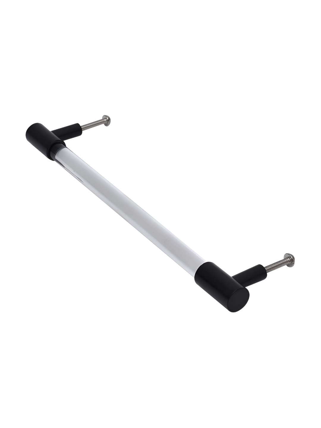 

Indianshelf Transparent & Black Cylinder Shape Glass Door Handle
