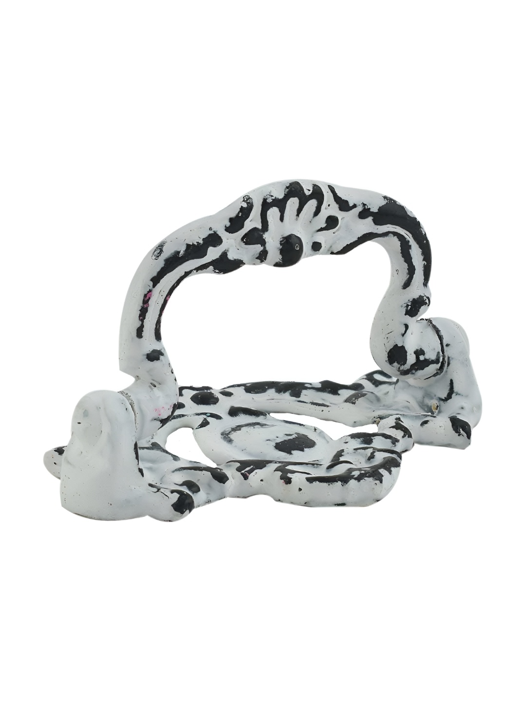 

Indianshelf White Crown Distressed Pull Cabinet Handle