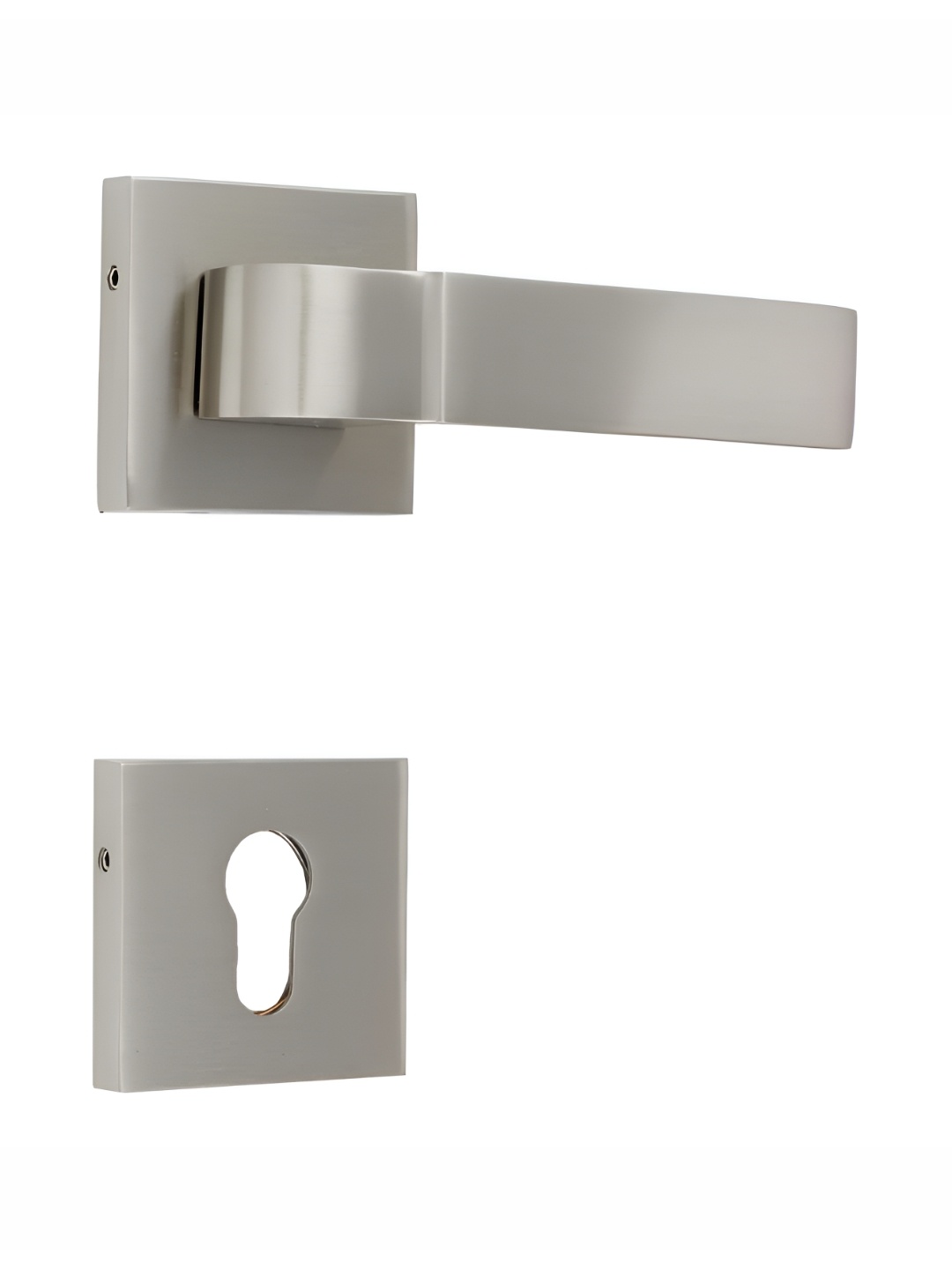 

Indianshelf Grey Square Mortise Door Handle Set