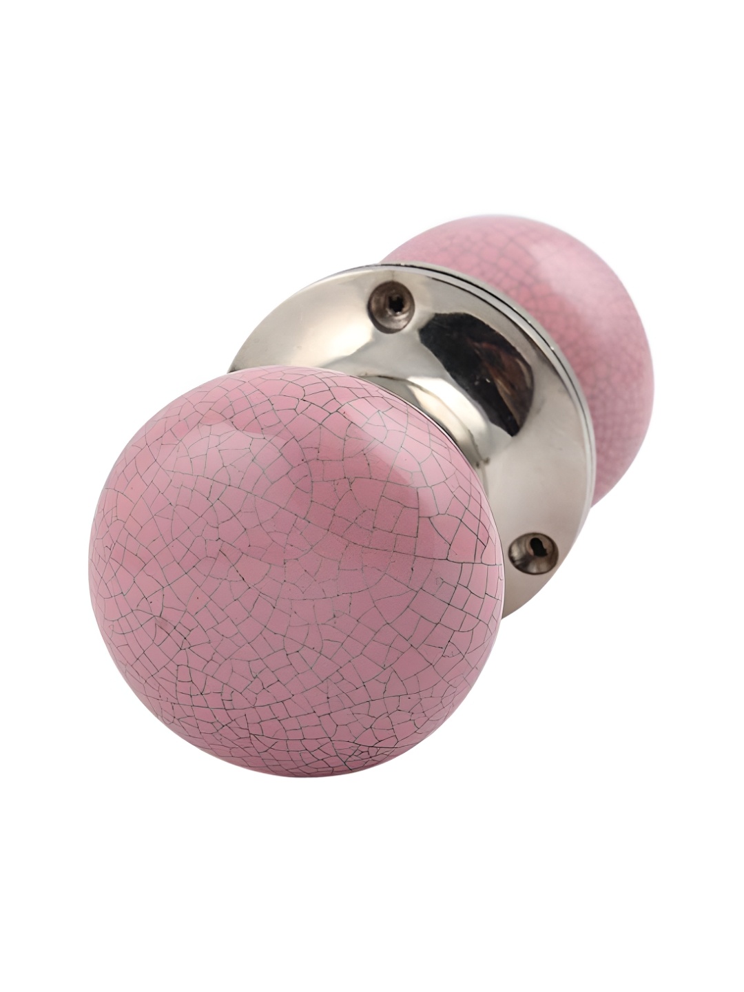 

Indianshelf Pink Crackle Printed Door Handle