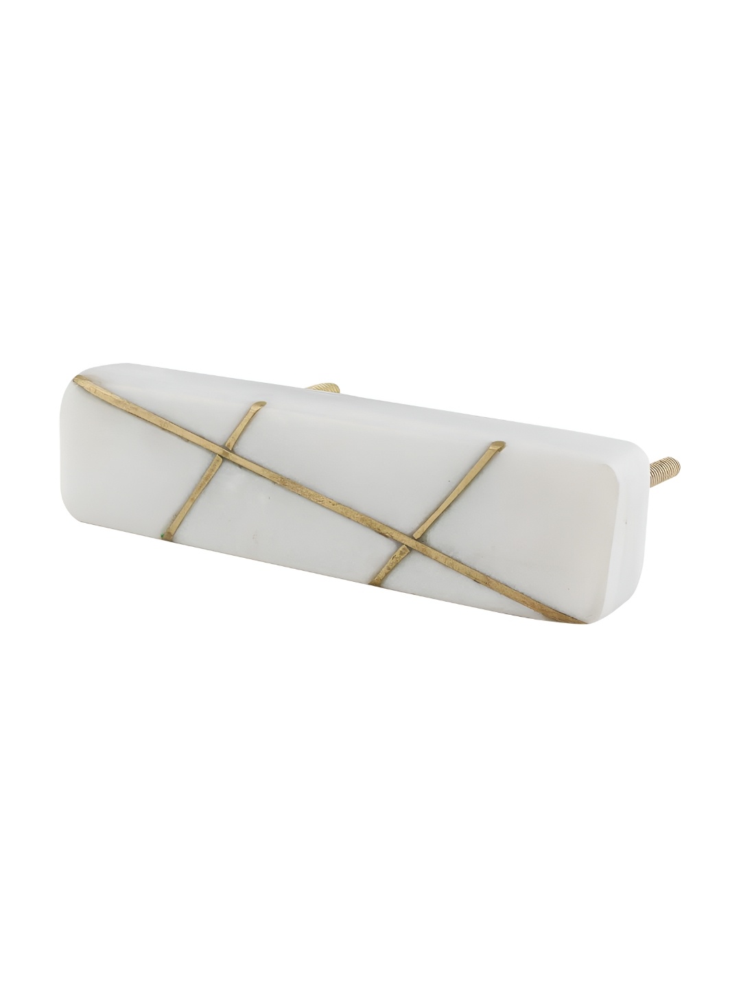 

Indianshelf White & Beige Square Cross Door Handles