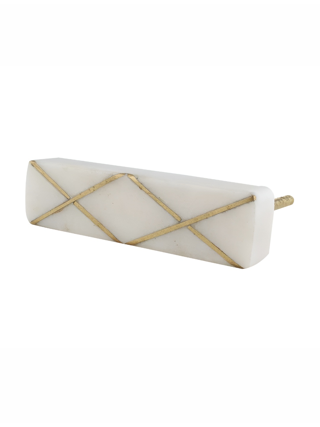 

Indianshelf White & Beige Square Shaped Cross Handle