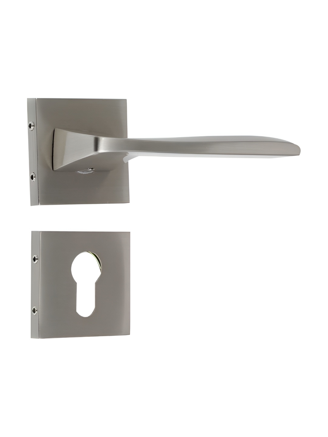 

Indianshelf Grey Mortise Door Lock Brass Handle Set