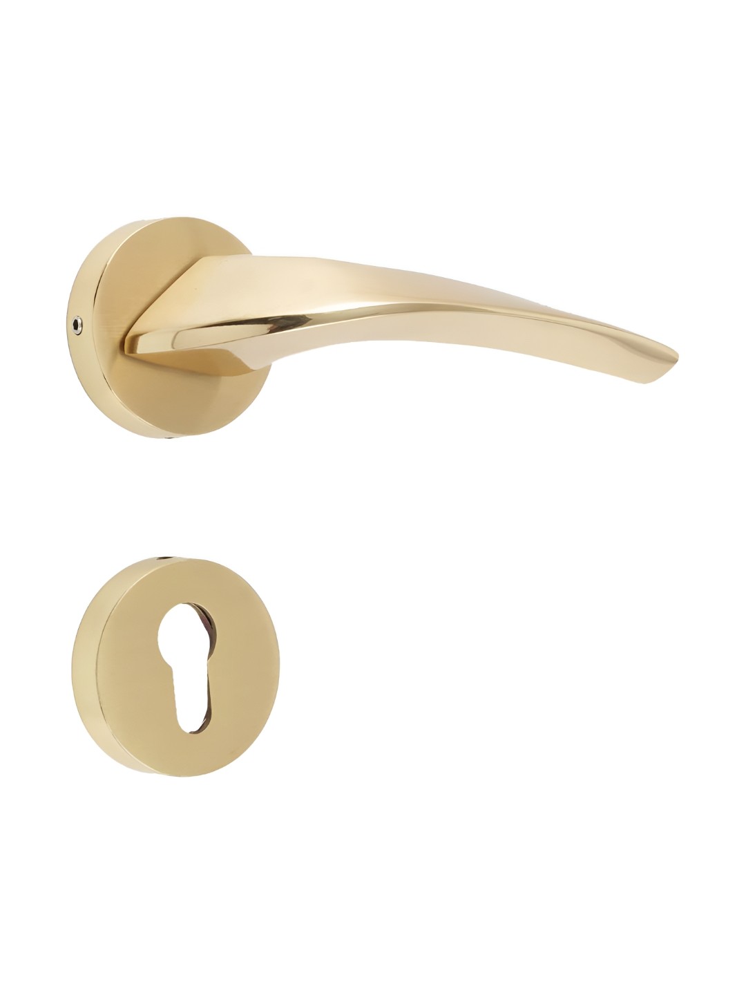 

Indianshelf Beige Mortise Door Lock Handle Set