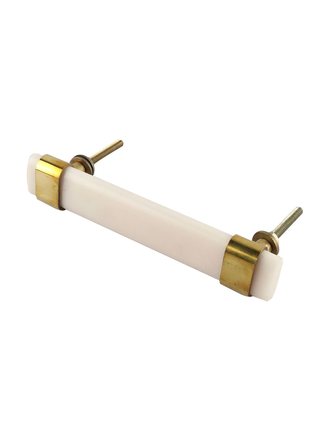 

Indianshelf White & Beige Brass Bar Door Handles