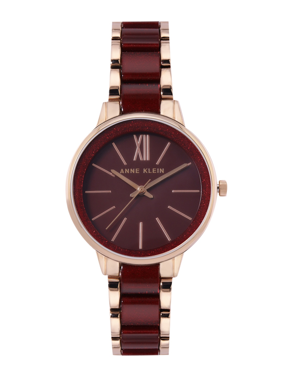 

ANNE KLEIN Women Bracelet Style Analogue Watch NEAK1412RGBY-MAROON