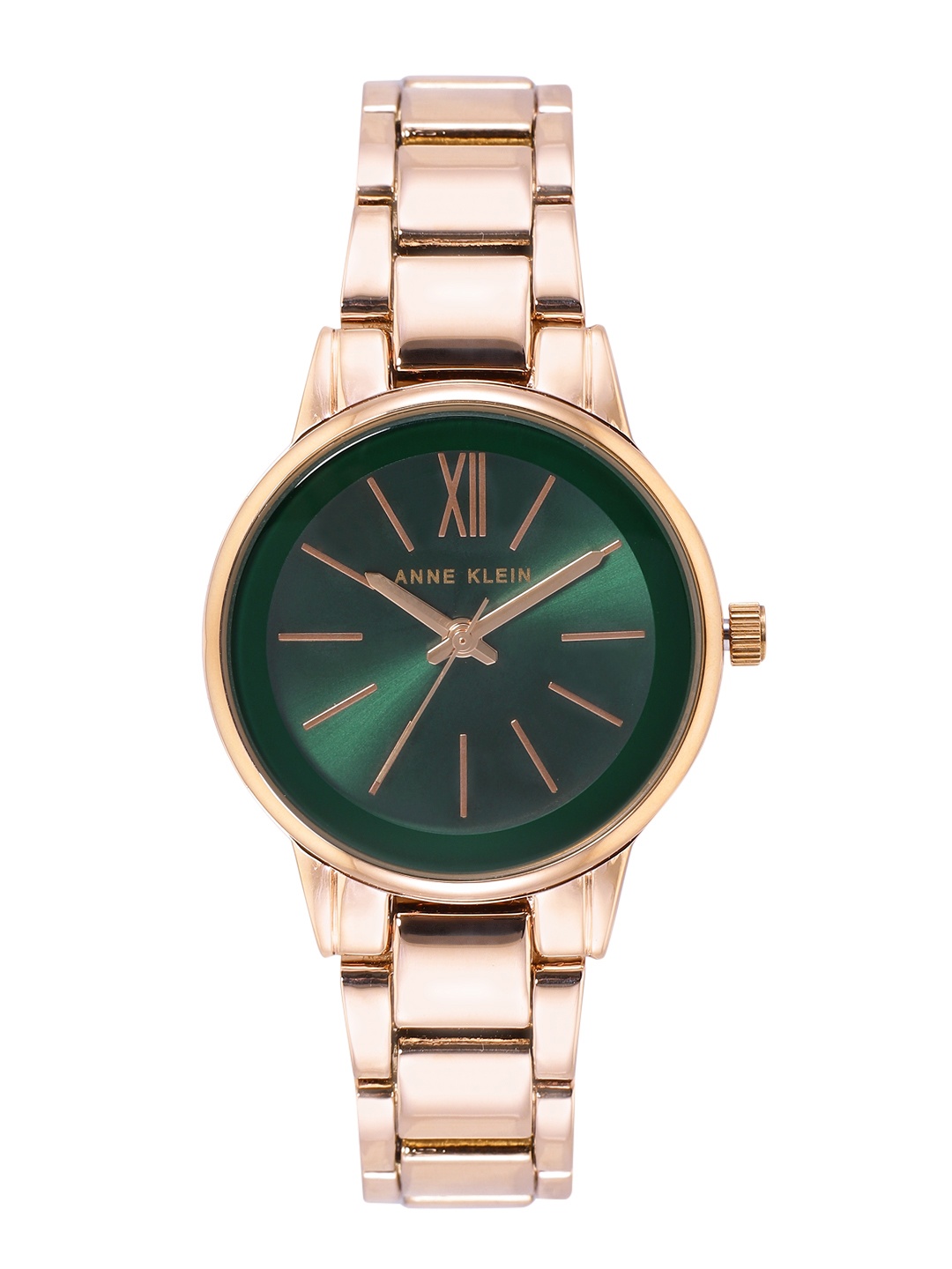 

ANNE KLEIN Women Round Dial Analogue Watch NEAK3876GNRG, Green