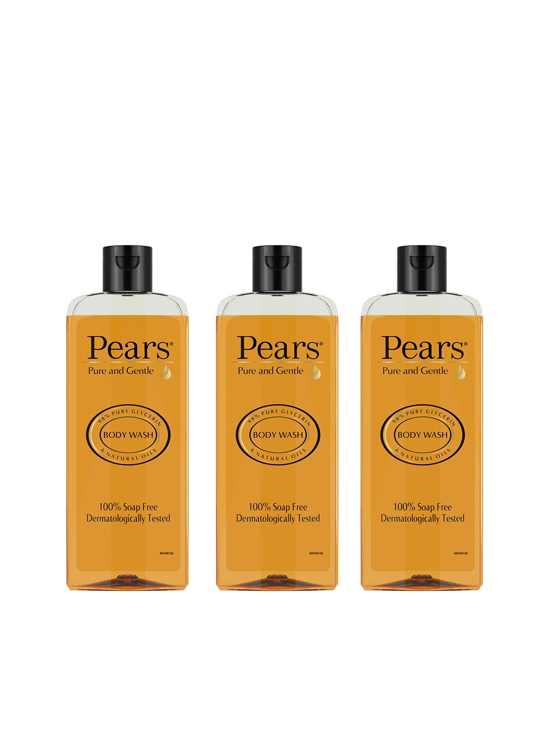

Pears Set of 3 Pure & Gentle Body Wash - 250ml each, Orange