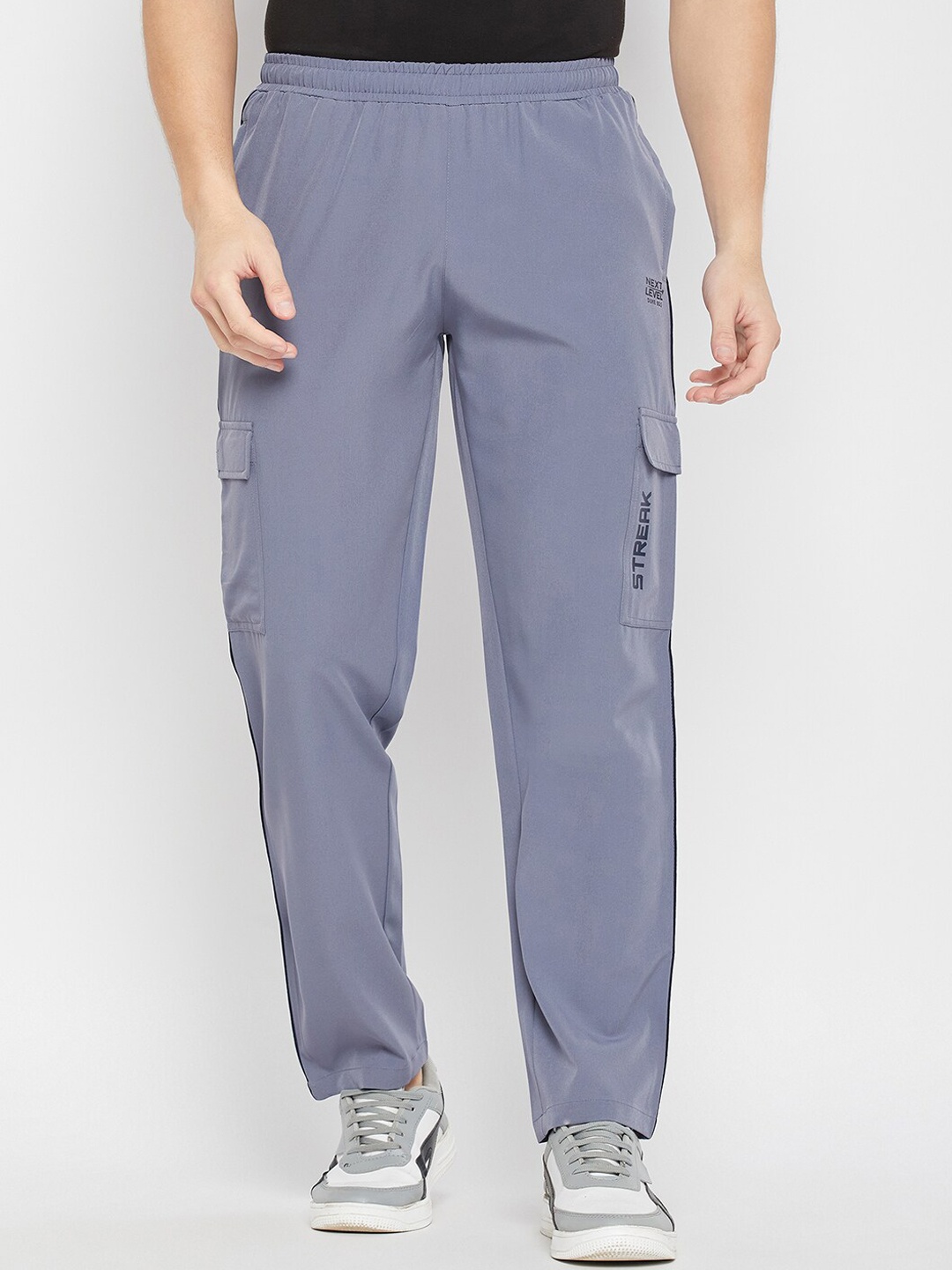 

Duke Men Mid Rise Track Pant, Grey