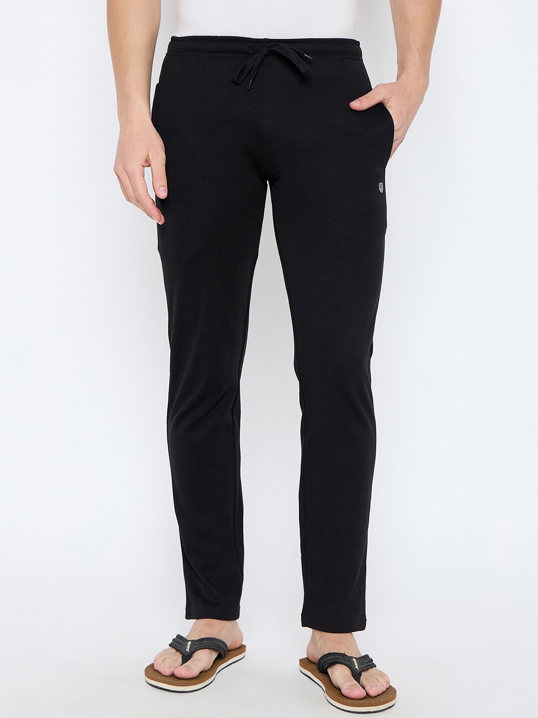 

Duke Men Mid Rise Track Pant, Black