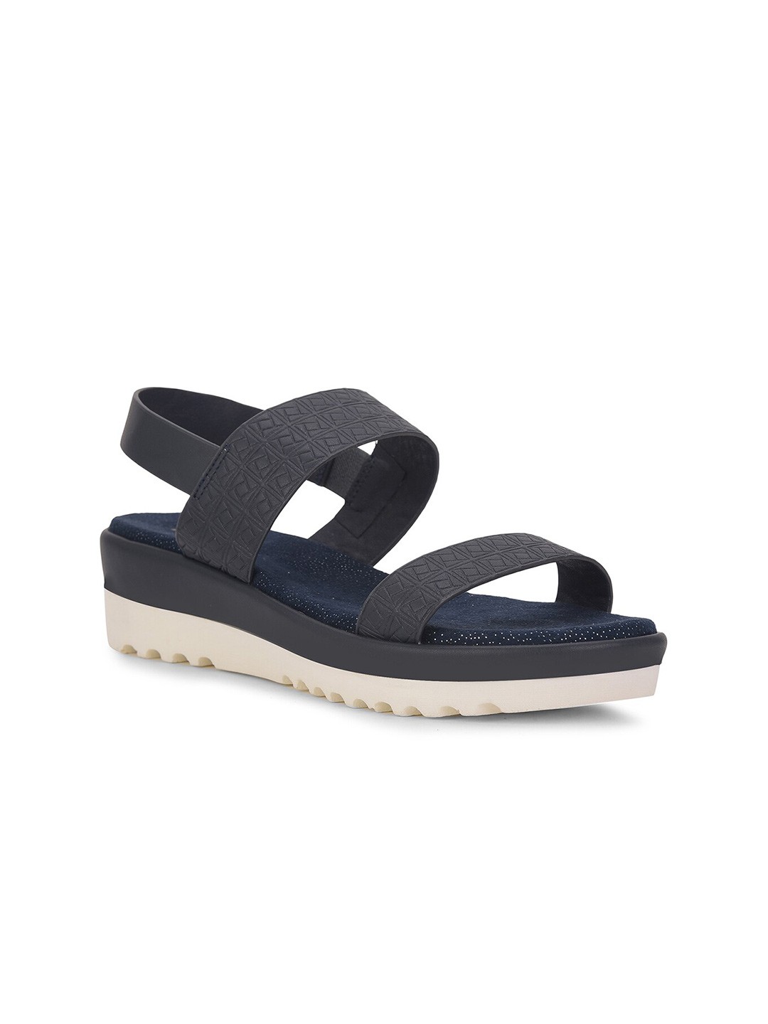 

Bata Open Toe Flats, Navy blue