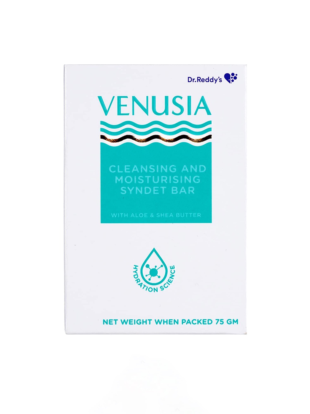 

Venusia Cleansing & Moisturizing Syndet Bathing Bar With Hydration Science - 75g, White