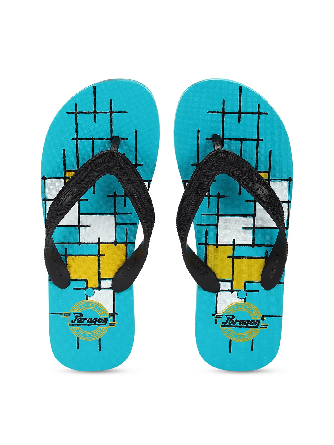 

Paragon Men Lightweight & Waterproof Hawai Flip Flops, Turquoise blue