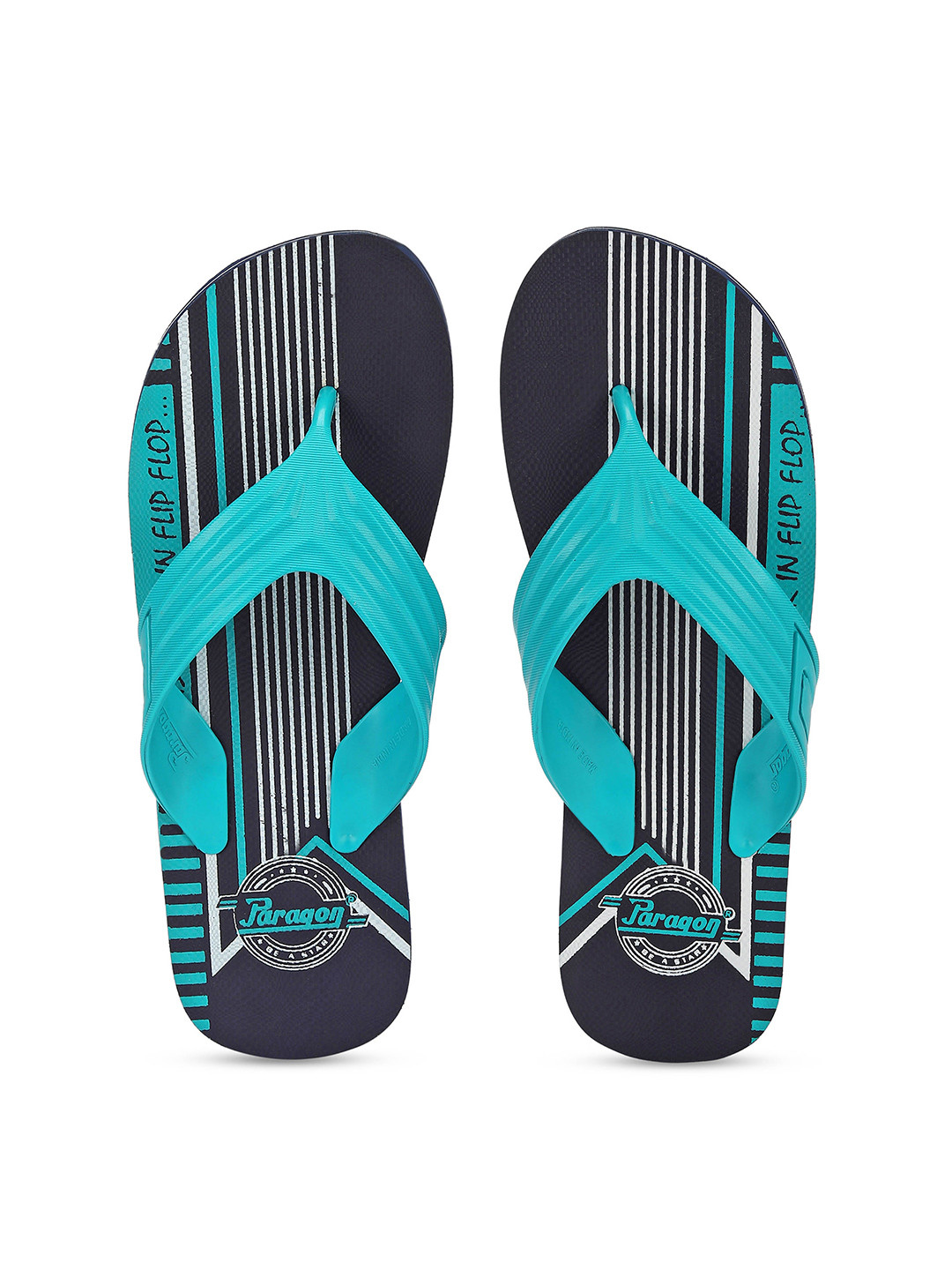 

Paragon Men Lightweight & Waterproof Hawai Flip Flops, Navy blue